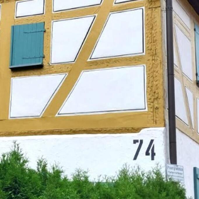 Fachwerk Maisonette In Nuertingen Kültér fotó